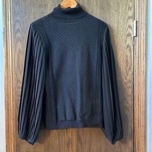 WHBM Black turtleneck sweater. Size M